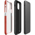 Denmark Flag Distressed iPhone 11 Impact Case